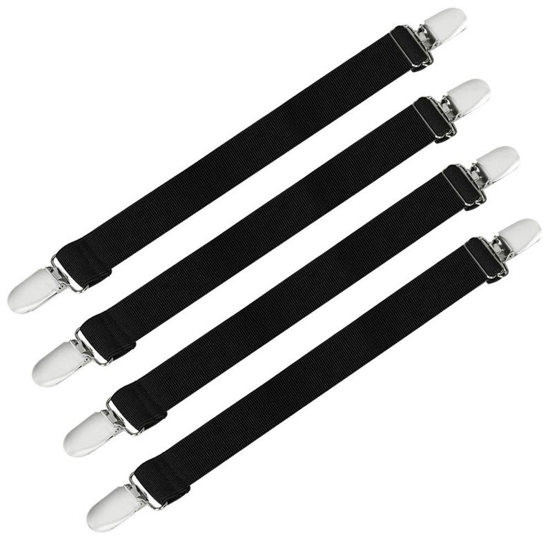 Boncas Sturdy Adjustable Elastic Boot Straps Motorcycle Pant Clips Bicycle Stirrups Straps Keeping Your Pants Tucked - Image 1